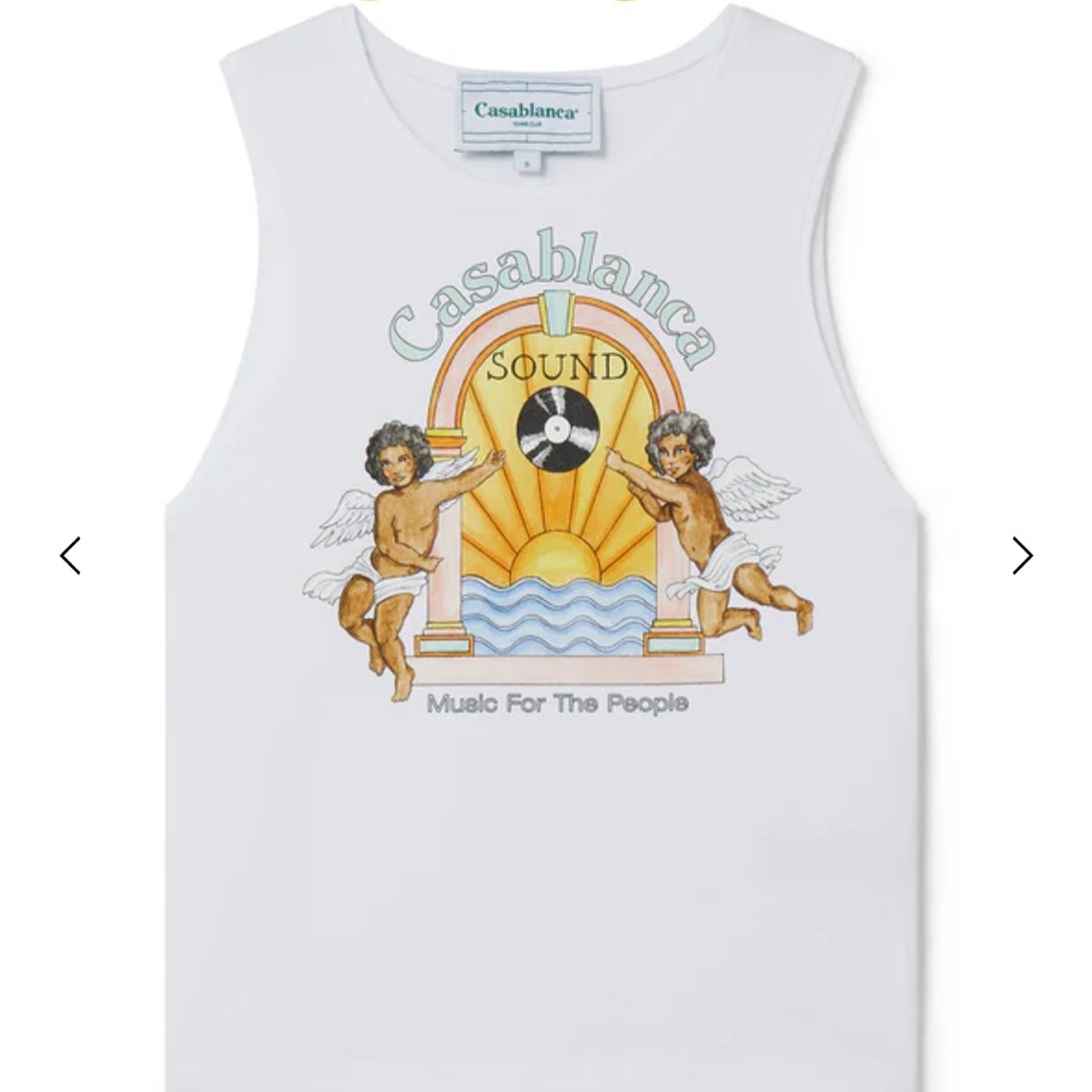 Casablanca Studio De Musique Cropped tshirt